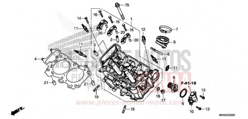 CYLINDER HEAD CRF1000D2K de 2019